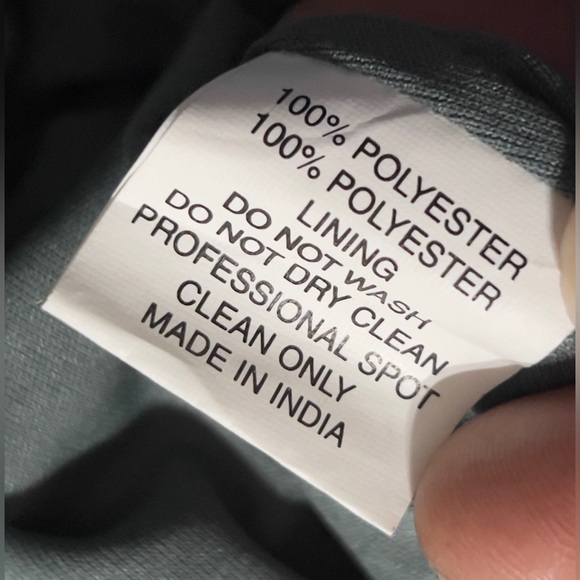 MAC DUGGAL Slate Gray Embellished Puff-Sleeve Side Knot Gown SZ 16 #5641 NWOT - Picture 12 of 13